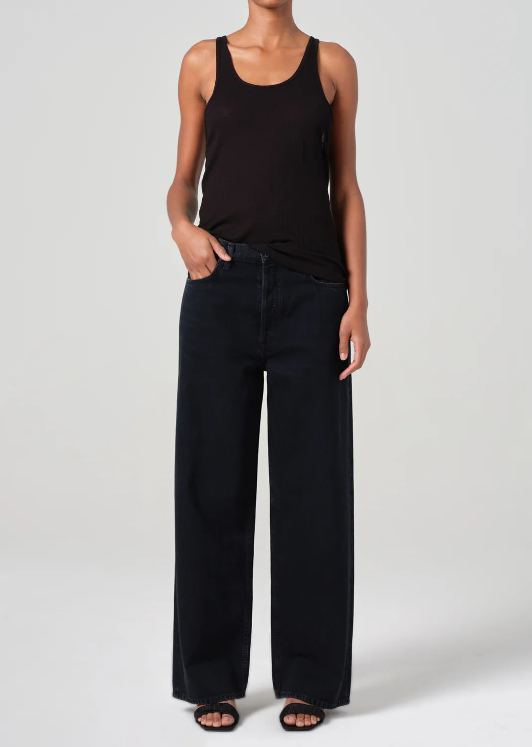 Low Slung Baggy in Crushed Bukser